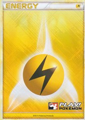 Lightning Energy - 2010 Crosshatch Holo Play! Pokemon PROMO